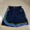 Memphis Grizzlies Navy Basketball Shorts