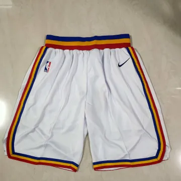 Golden State Warriors White Basketball Shorts