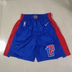 Detroit Pistons Blue Basketball Shorts