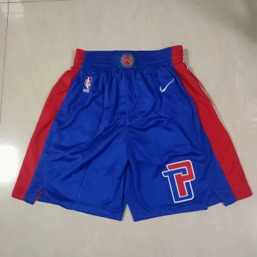 Detroit Pistons Blue Basketball Shorts