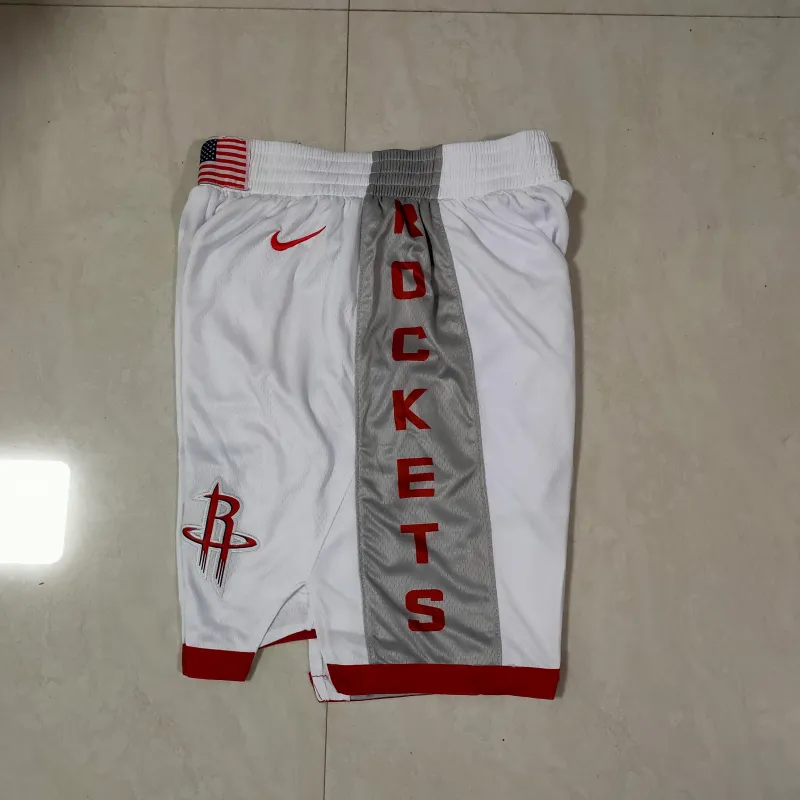 Houston Rockets City Edition White Basketball Shorts