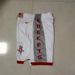 Houston Rockets City Edition White Basketball Shorts