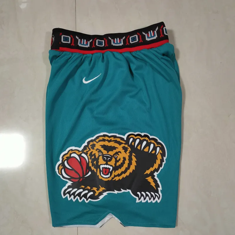 Memphis Grizzlies Green Basketball Shorts