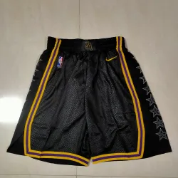 Los Angeles Lakers Black Basketball Shorts - product photo Los Angeles Lakers Black Basketball Shorts