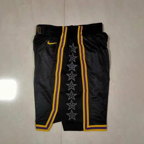 Los Angeles Lakers Black Basketball Shorts