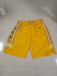 Los Angeles Lakers City Edition Yellow Basketball Shorts