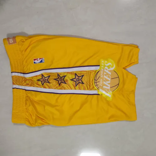 Los Angeles Lakers City Edition Yellow Basketball Shorts
