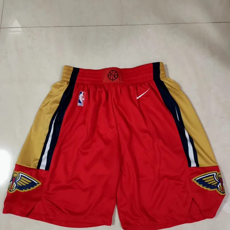 New Orleans Pelicans Red Basketball Shorts