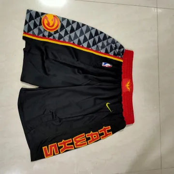 Atlanta Hawks Black Basketball Shorts