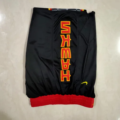 Atlanta Hawks Black Basketball Shorts