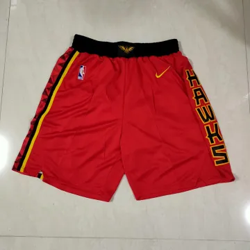 Atlanta Hawks Red Basketball Shorts