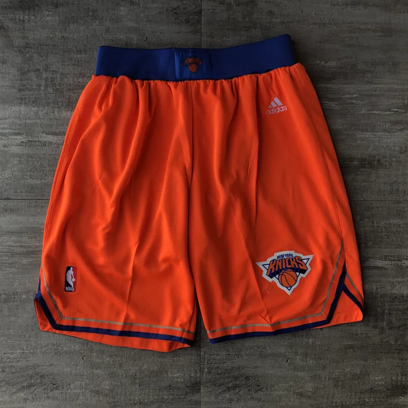 New York Knicks Throwback Basketball Shorts