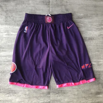 Minnesota Timberwolves City Edition Purple Basketball Shorts