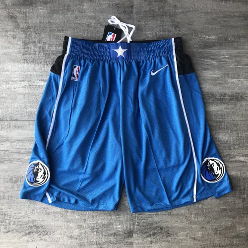 Pantaloncini da basket blu dei Dallas Mavericks