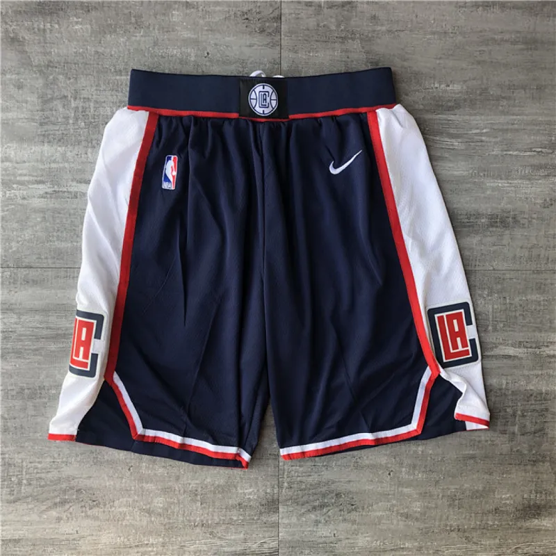 Pantaloncini da basket blu navy dei LA Clippers