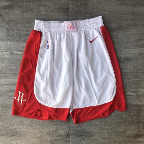 Houston Rockets White Basketball Shorts