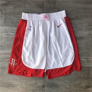 Pantaloncini da basket bianchi degli Houston Rockets