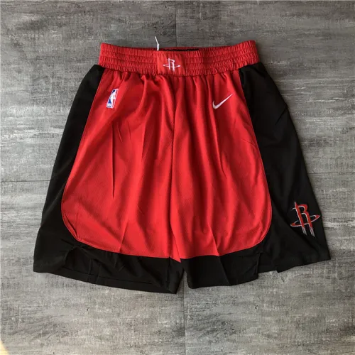 Rote Basketballshorts der Houston Rockets