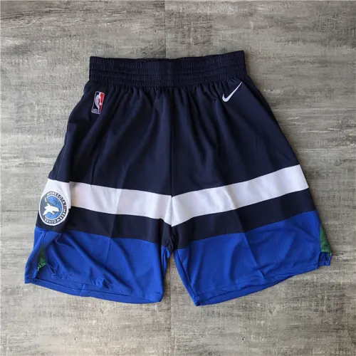 Pantaloncini da basket blu dei Minnesota Timberwolves