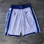 Golden State Warriors Throwback White Basketball Shorts