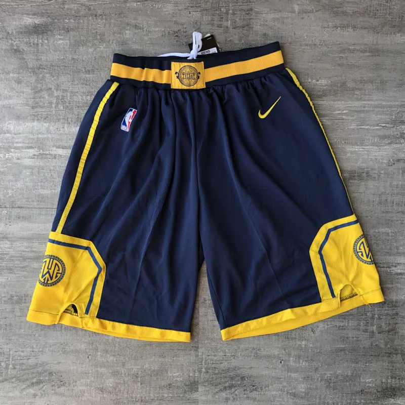 Golden State Warriors Navy Basketball Shorts