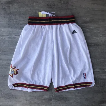 Philadelphia 76ers Throwback White Basketball Shorts