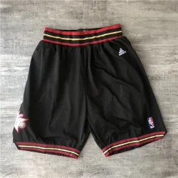 Philadelphia 76ers Throwback Black Basketball Shorts - product photo Philadelphia 76ers Throwback Black Basketball Shorts