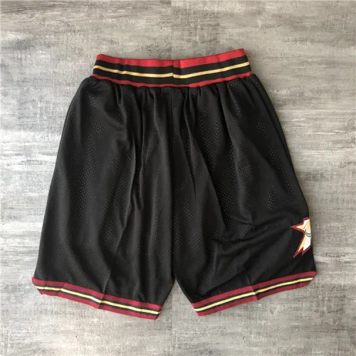 Philadelphia 76ers Throwback Black Basketball Shorts