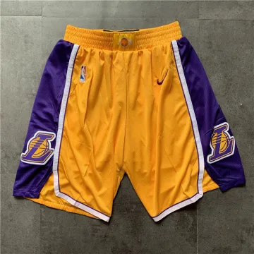 Los Angeles Lakers Yellow Basketball Shorts