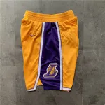 Los Angeles Lakers Yellow Basketball Shorts