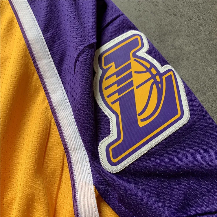 Los Angeles Lakers Yellow Basketball Shorts