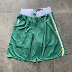 Boston Celtics Green Basketball Shorts - product photo Calções de basquetebol verdes dos Boston Celtics