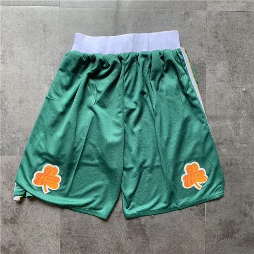 Pantalones cortos de baloncesto verdes de los Boston Celtics
