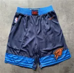 Oklahoma City Thunder City Edition Blue Basketball Shorts