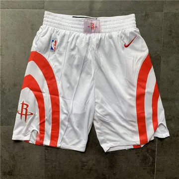 Pantalones cortos blancos de baloncesto de los Houston Rockets