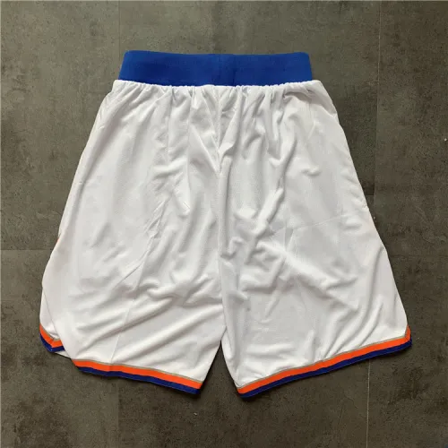 Pantalones cortos blancos de baloncesto de los New York Knicks