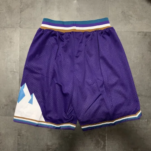 Utah Jazz Throwback Purple Basketball Shorts