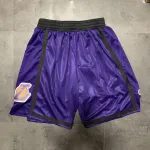 Calções de basquetebol roxos dos Los Angeles Lakers - Edição City
