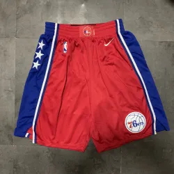 Philadelphia 76ers Red Basketball Shorts
