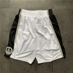 San Antonio Spurs White Basketball Shorts - product photo San Antonio Spurs White Basketball Shorts
