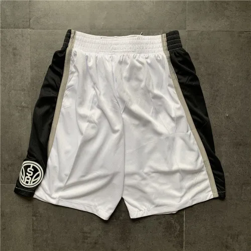 Short de basket blanc des San Antonio Spurs