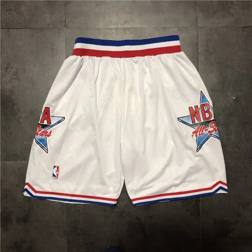 NBA All-Star Jerseys All-Star White Basketball Shorts