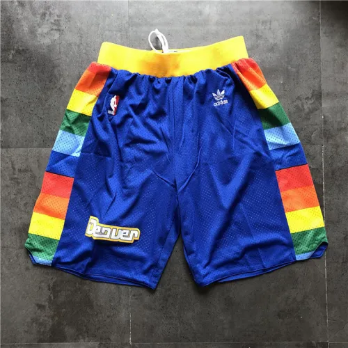 Denver Nuggets Throwback Blue Basketball Shorts
