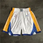 Golden State Warriors White Basketball Shorts