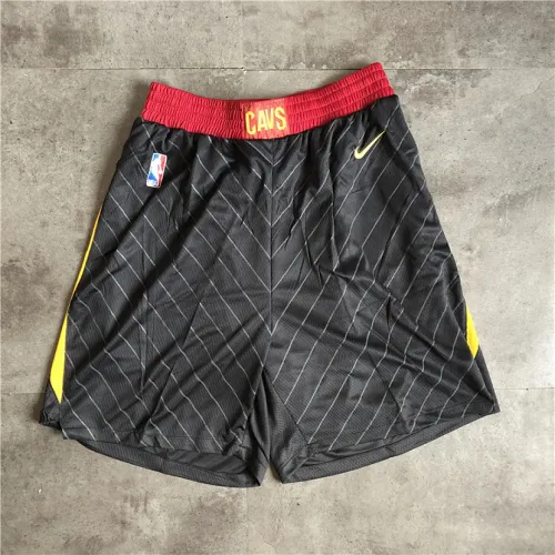 Zwarte basketbalshort van de Cleveland Cavaliers