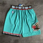 Memphis Grizzlies Throwback Green Basketball Shorts