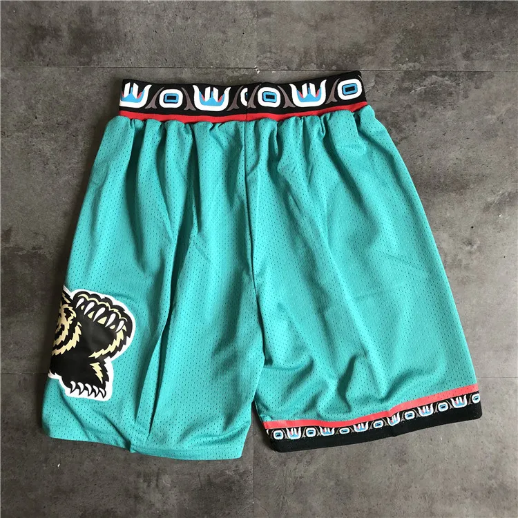 Memphis Grizzlies Throwback Green Basketball Shorts