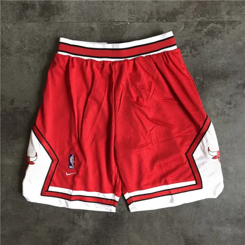 Chicago Bulls Throwback Red Basketball Shorts
