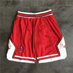 Chicago Bulls Throwback Red Basketball Shorts