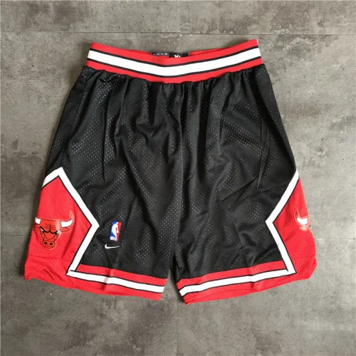 Chicago Bulls Throwback Black Basketball Shorts
